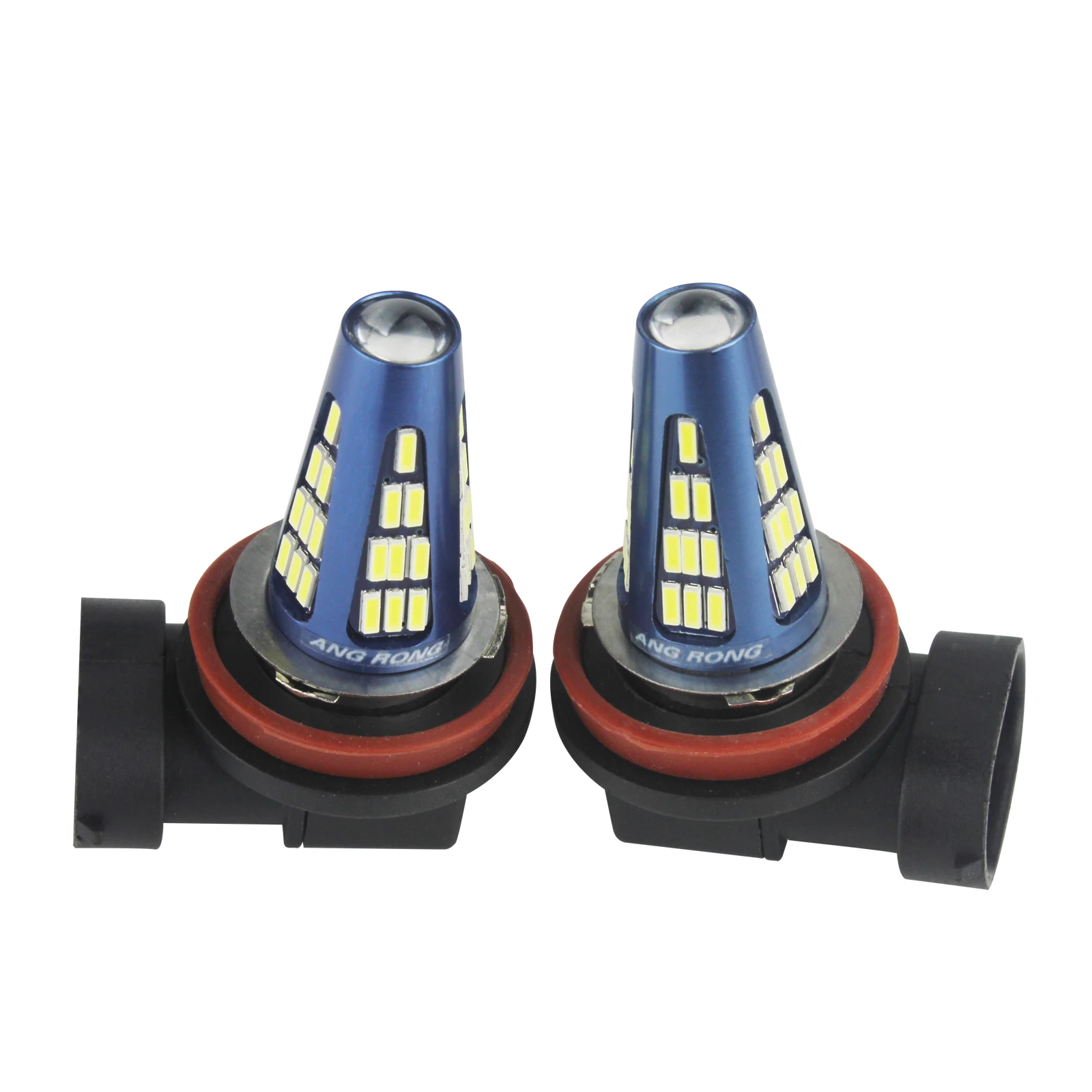 ANGRONG 2x H11 H8 48 SMD 5 Вт светодиодные фары Противотуманные ходовые лампы белый