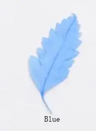 Blue 100 шт 2-5 см прессованный высушенный мини полынь листья растение Гербария для Ювелирная Закладка чехол для телефона пригласительная открытка ручной работы DIY - Цвет: Blue
