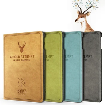 

ELk Deer Pattern Case For iPad Pro 9.7 Tablet Stand PU Leather Magnet Smart Cover Auto Sleep/Wake For iPad Pro 10.5 P15