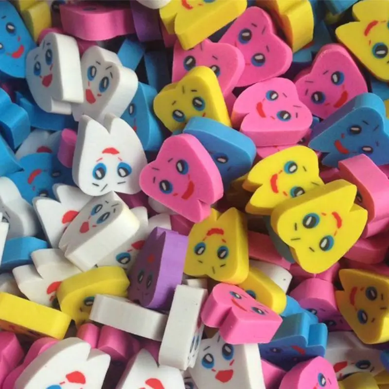 

50pcs Molar Shaped Tooth Rubber Erasers Dentist Dental Clinic School Great Gift F42D