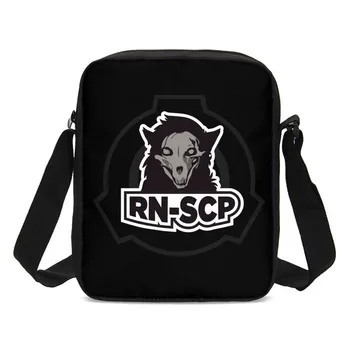 

VEEVANV Small Crossbody Bags Men Women Fashion Cool Crazy SCP Letter 3D Printing Messenger Bags Shoulder Bags Casual Sling Bags