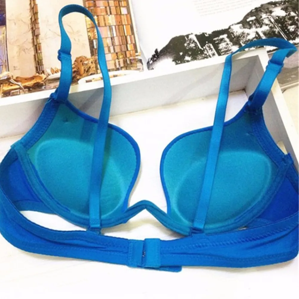 Дамы секрет новые пикантные брендовые бюстгальтер Глубокий V Plunge Push-Up Bra Для женщин нижнее белье бюстгальтер Горячие черное белье Bralette плюс