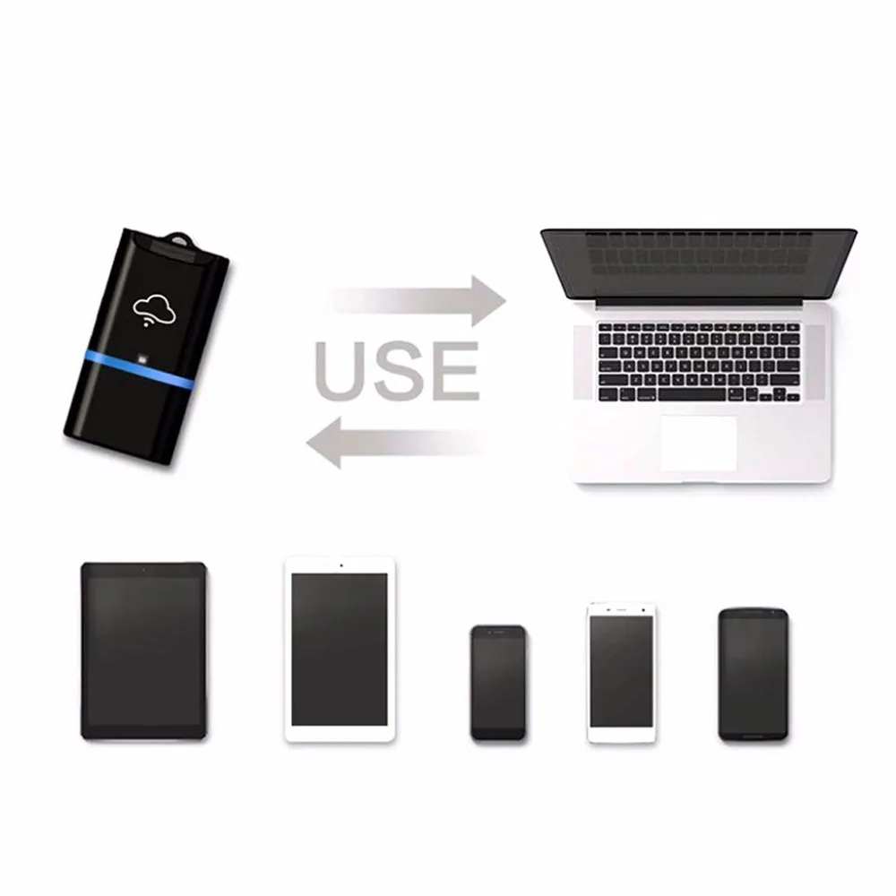 USB 2,0 Беспроводной Wi-Fi флэш-накопитель драйвер TF Micro SD кард-ридер для iPhone для iPad iOS Windows Android смартфон ПК