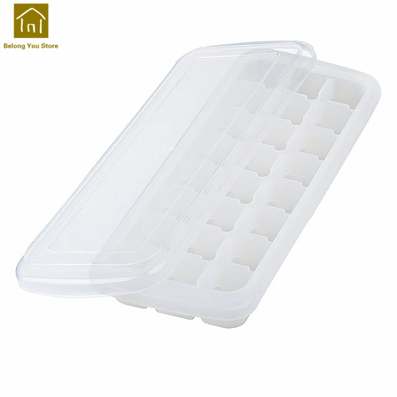 White 24 Grids Чайник инструменты для мороженого силиконовые чашки мяч коробка аксессуары Мороженое Форма для машины Petiscos Buz вечерние холодильные инструменты LKG068 - Цвет: White 24 Grids