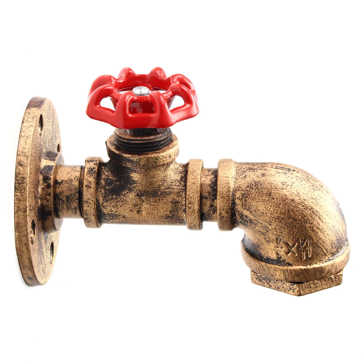 Industrial do Vintage Suporte de Luz Base da Lâmpada Retro Rústico Parede Arandela Luminária Encaixe Tubos Água Estilo Decoração Interior E27 7 de luz parede base da lâmpada arandela