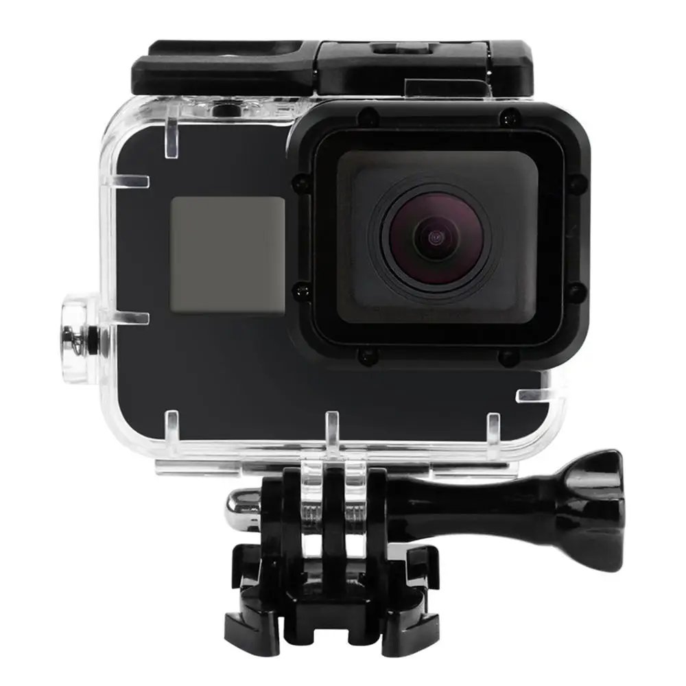 Стрелять 40 м подводный Водонепроницаемый чехол для GoPro Hero 5/6/7 черный экшн-камеры Go Pro Hero 6/7 спортивные Камера Водонепроницаемый защитный корпус аксессуар