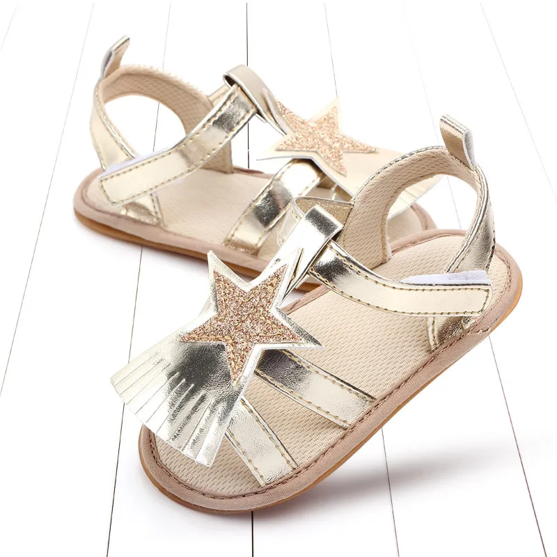 Baby Sandals Toddler Shoes Summer New Baby Girl Shoes Soft Bottom PU Tassel Cute Newborn Infant Baby Girls Princess Shoes 0-1 (9)