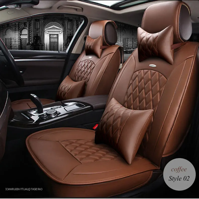 LUNDA PU Leather Universal full Seat Covers set For BMW e30 e34 x3 x5