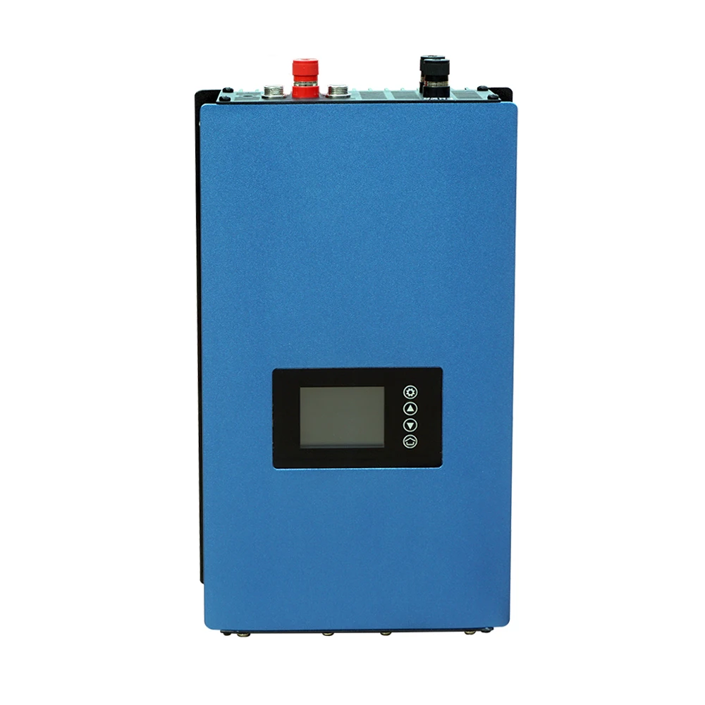 

1000W wind power grid tie inverter with LCD&Dump Load resistor,22-60V/45-90V DC MPPT Pure Sine Wave for DC output wind turbines