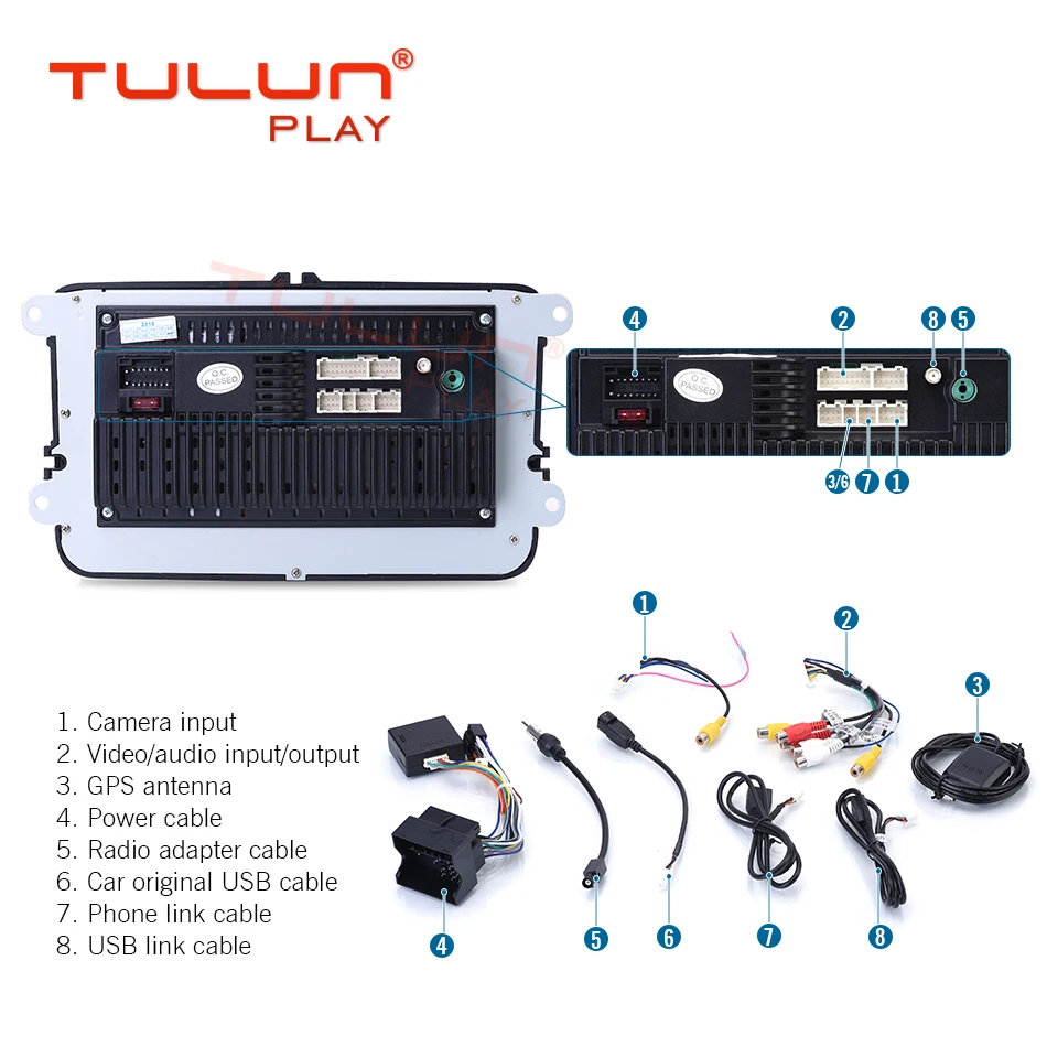 Perfect Android car dvd volkswagen Passat B6 B7 Golf 5 6 Tiguan Polo Octavia Rapid Fabia multimedia navigation Player VW15LSF22L 5