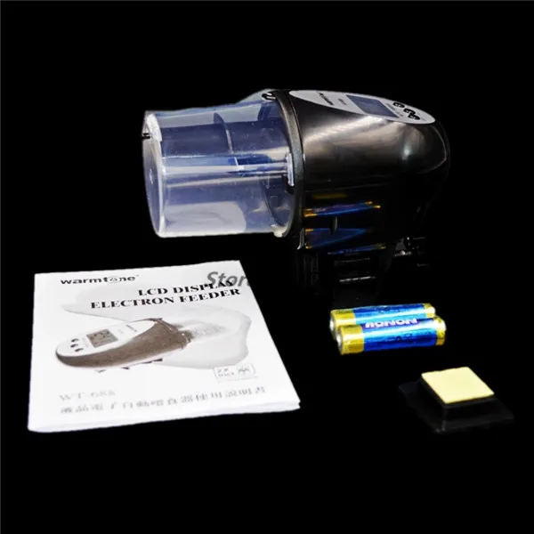 1 Darab Wrawtone Wt-688 Műanyag Fekete-Fehér Led Kijelző Elektron Időzítő Automatikus Adagoló Az Akváriumhoz - Image 2