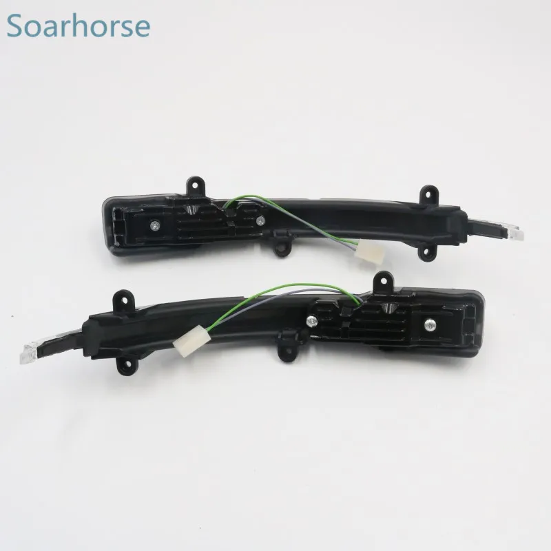 Soarhorse автомобильное крыло зеркало заднего вида светодиодный индикатор поворота сигнальный светильник боковой репитер лампа для Audi Q5 2009- Q7 2007