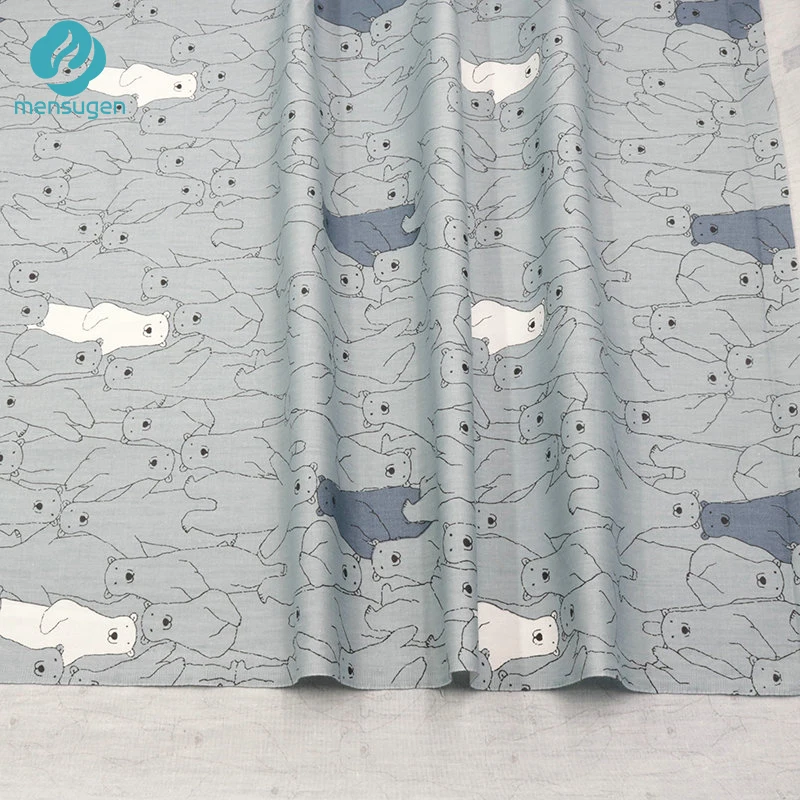 Mensugen 50 см* 160 см хлопок мультфильм Животные ткань для стеганых подушек подушки ткань для шитья текстиль для детского постельного белья пэчворк