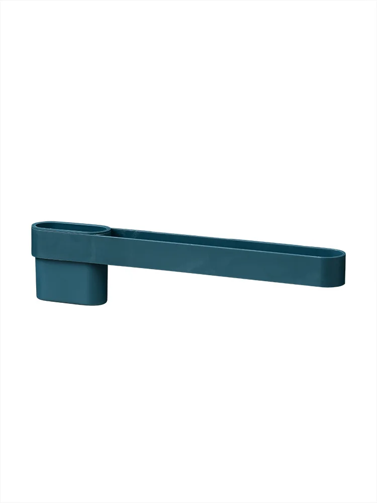 navy blue Высококачественное полотенце держатель Зубная щетка ABS черный белый полотенцесушитель вешалка для полотенец для ванной матовый настенный держатель для хранения ванной - Цвет: navy blue