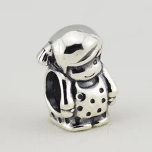 Драгоценные девушки металлические бусины амулеты Серебро 925 для браслета DIY Шарм, изготовление украшений аксессуары kralen