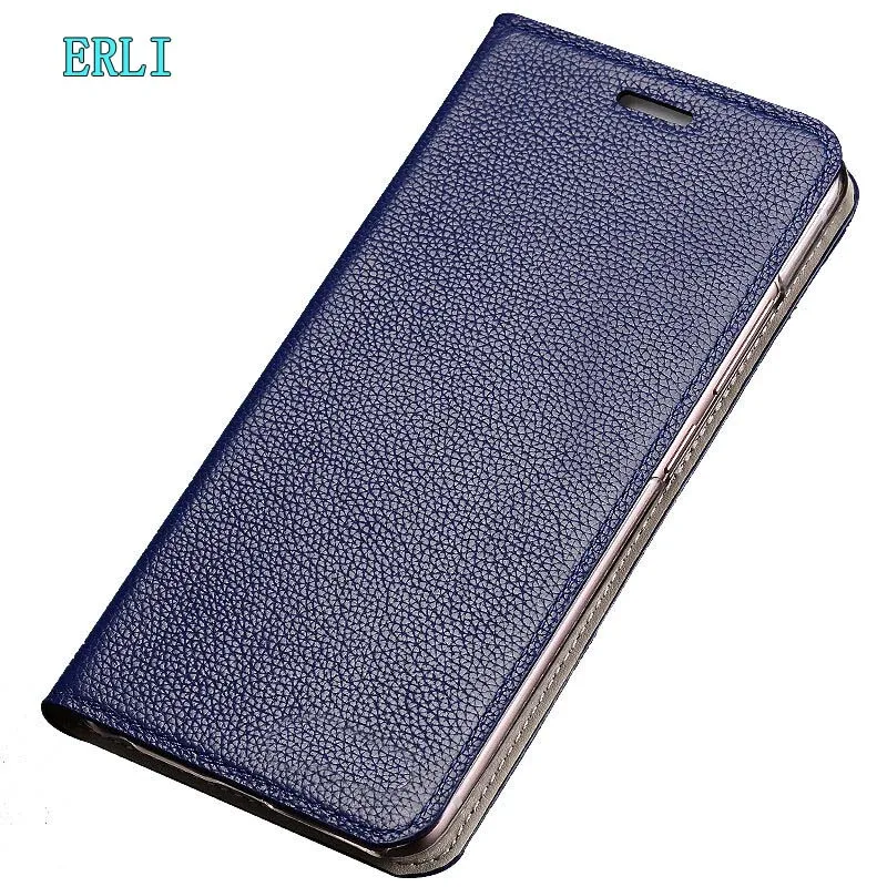 Blue Классическая Флип Подлинная Кожаный чехол для BlackBerry Key2 два Keyone Jacky Кейт Priv DTEK50 DTEK60 - Цвет: Blue