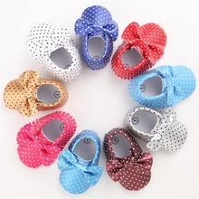 11 Colors New Fashion Polka Dot Big Bow Newborn font b Baby b font Girls First