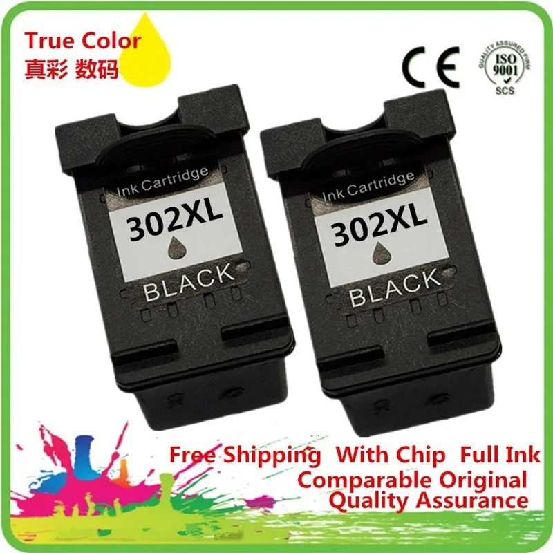 Чернильные картриджи картридж для принтера тонер для 302 XL HP302 HP302XL 302XL Envy 4516 4520 4522 4523 4524 струйный принтер - Цвет: 2BK