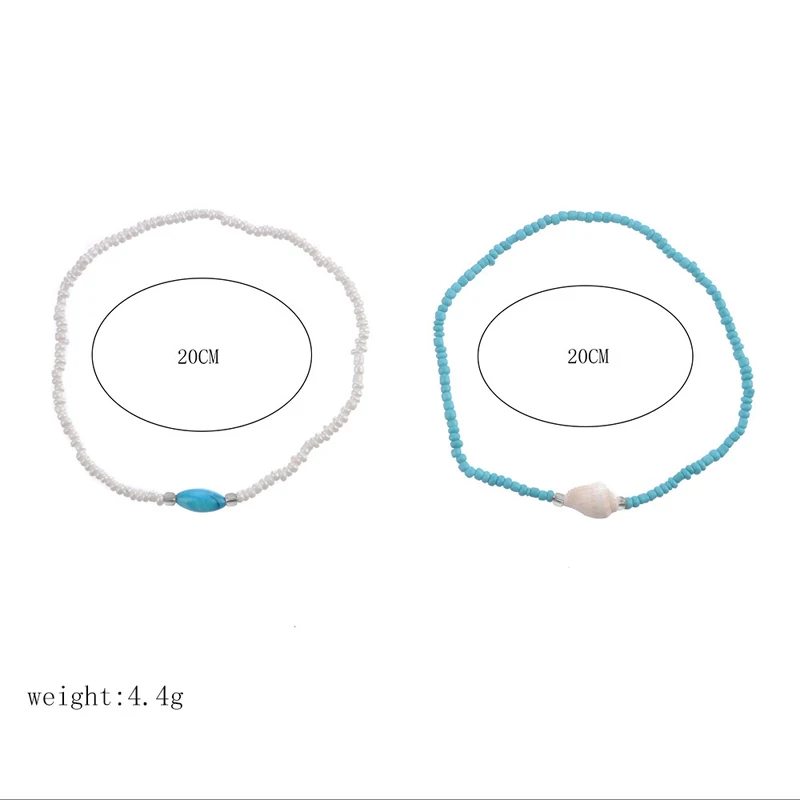 Boho Vintage Shell Beads Anklets For Women New Multi Layer Anklet Leg Bracelet Bohemian Beach Ankle Chain Beach Jewelry Gifts