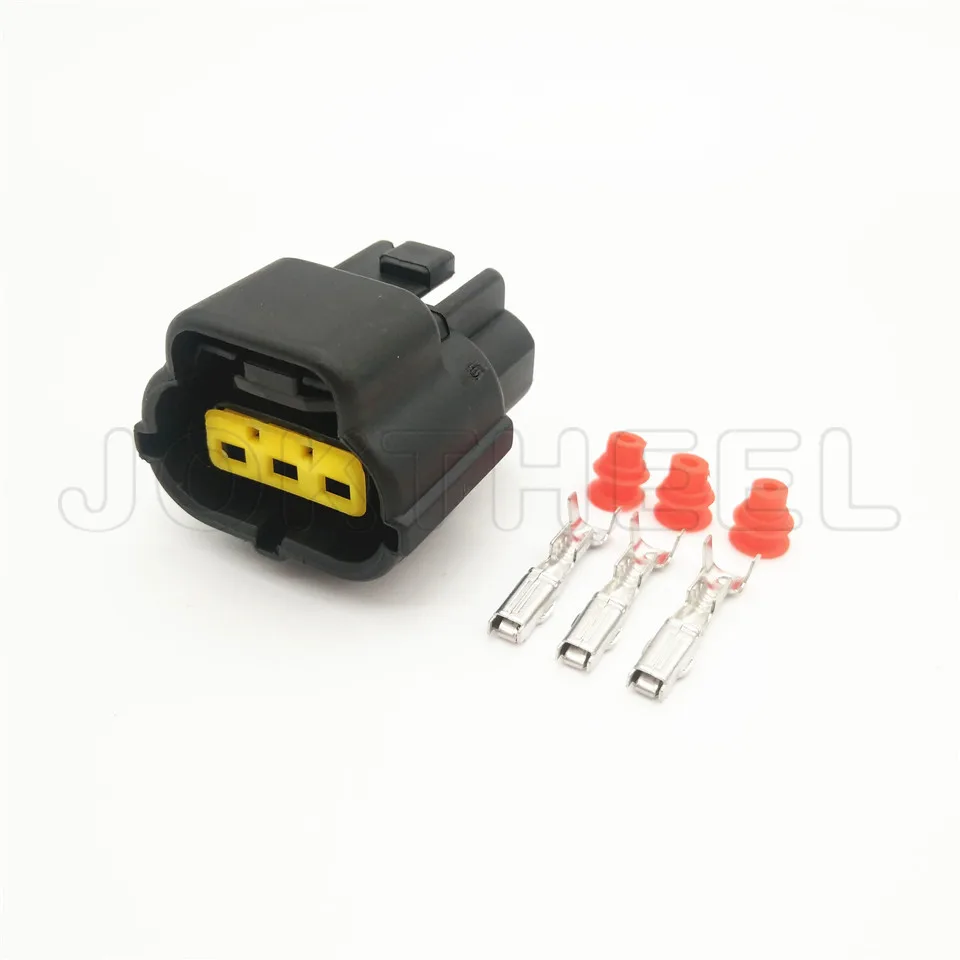 1-20 комплектов комплект 3 Pin way TE tyco мужской женский 174359-2 174357-2 водонепроницаемый соединитель проводов автомобильный грузовик denso автоштекер - Цвет: Female set