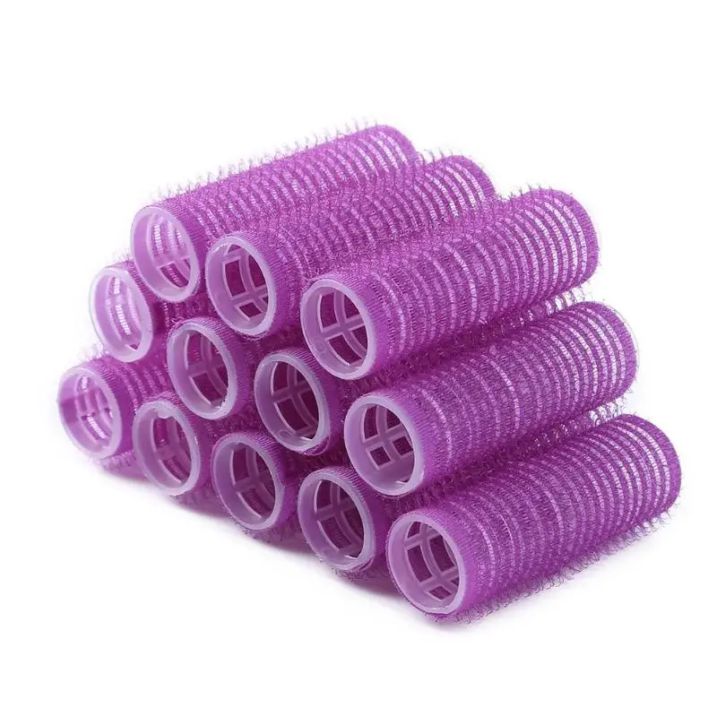2 -20mm 12 шт. самозахватные бигуди для волос любого размера DIY парикмахерские бигуди - Цвет: 2 -20mm