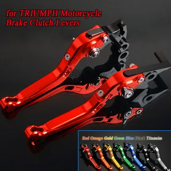 

For TRIUMPH 675 STREET TRIPLE AMERICA/LT BONNEVILLE/SE/T100/Black SCRAMBLER Motorcycle Brake Clutch Levers Foldable Extendable