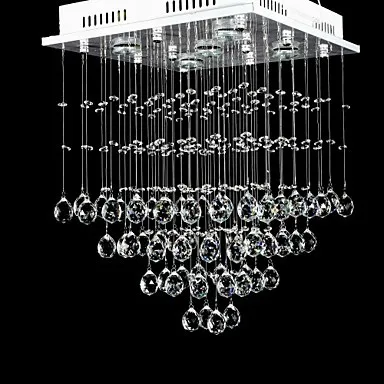 

Modern LED Crystal Ceiling Light Lamp with 5 Lights For Living Room Home ,Lamparas De luminaria Tetho Free Shipping
