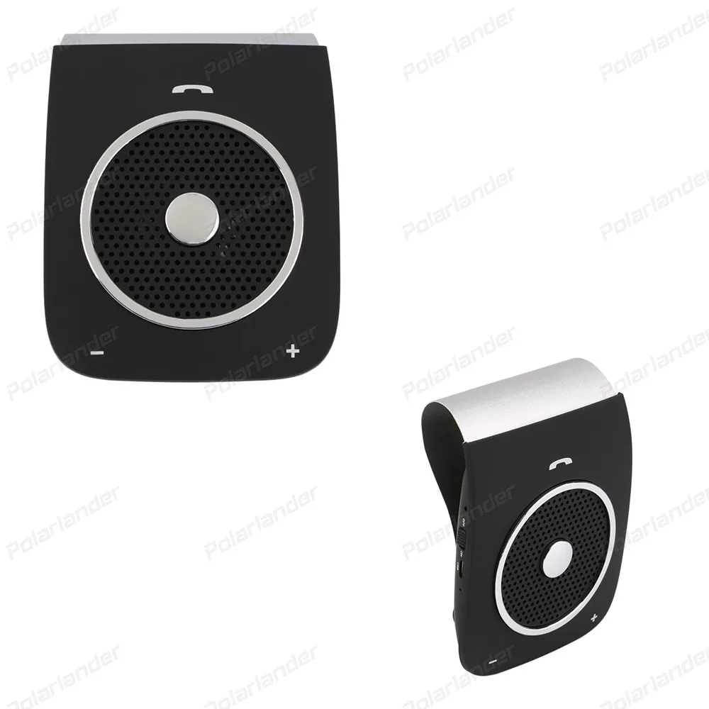 V4.0.wireless Bluetooth голосовой набор Car Kit Солнцезащитный козырек с автомобиля Зарядное устройство M P3 плеер Пластик и металла для Универсальный телефон