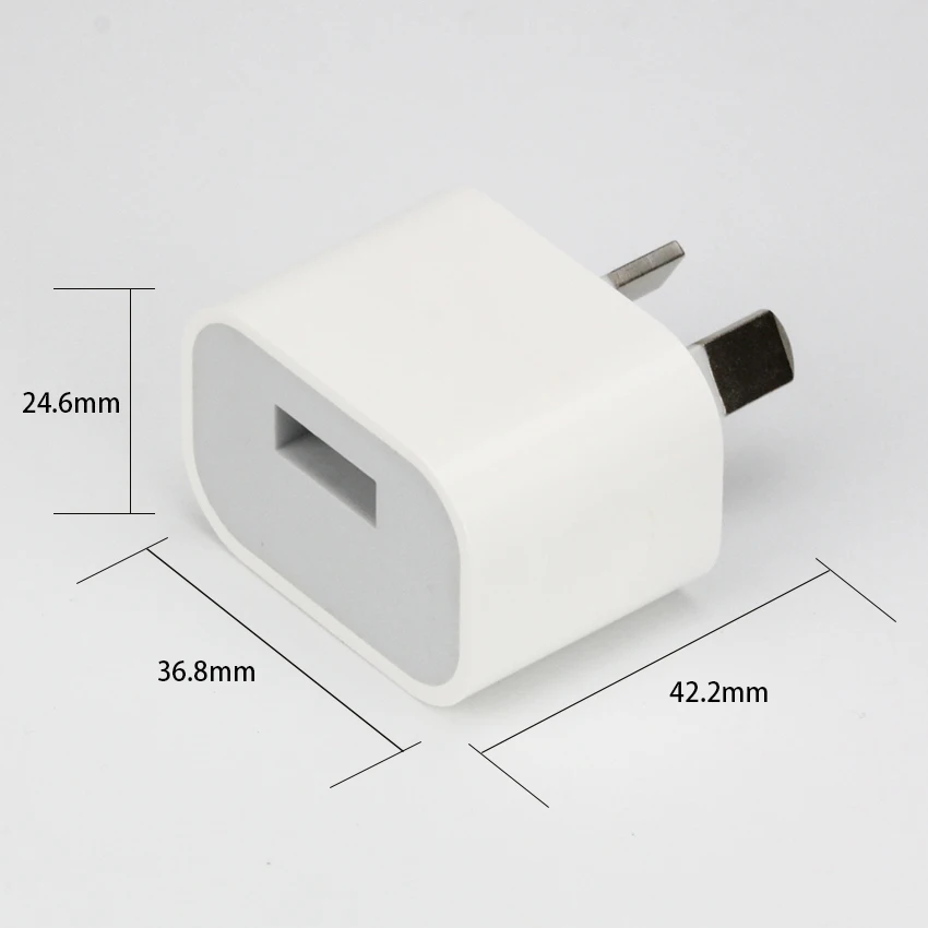 10 шт./лот) 5 В 2A Австралии и Новой Зеландии Подключите USB AC Мощность Путешествия стены дома зарядное устройство для iPhone всех смартфонов