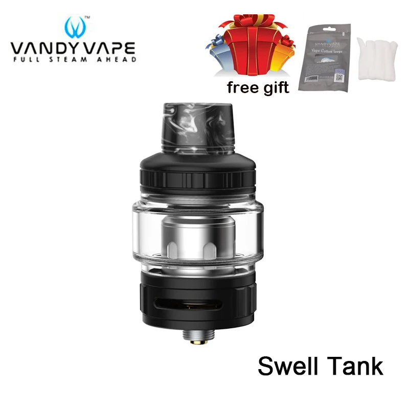 

Free Gift ! Original Vandy Vape Swell Sub Ohm Tank Atomizer 4.5ml with 0.15ohm mesh coil Electronic Cigarettes Vaporizer