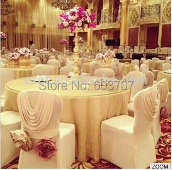 White Color New Design Luxury Spandex Chair Cover With Ruffled White Color New Design Luxury Spandex Chair Cover With Ruffled Valance Drape At Back For
