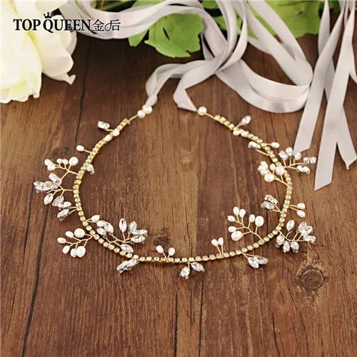 gray ribbon TOPQUEEN SH106 свадебные ленты с бриллиантом и жемчугом Золотой Лозы Свадебный пояс-кушак Пояс для невесты Свадебные аксессуары - Цвет: gray ribbon