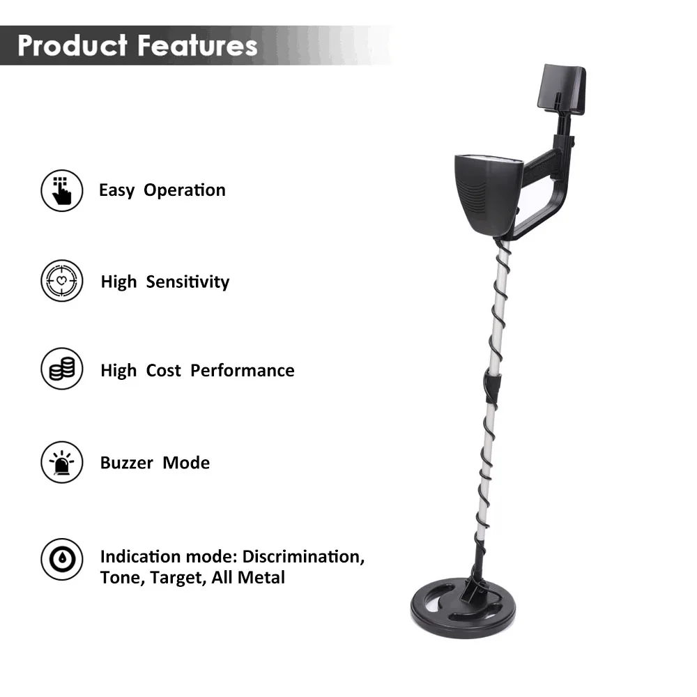 High Sensitivity Underground Metal Detector Search Portable Easy Installation Gold Detectors detector de metal LCD Display