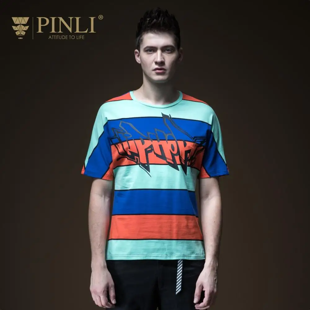 Ограниченная серия Linkin Park Undertale Palace Pinli Pinley Новая Летняя мужская одежда полосатая футболка с принтом Tide B192211230