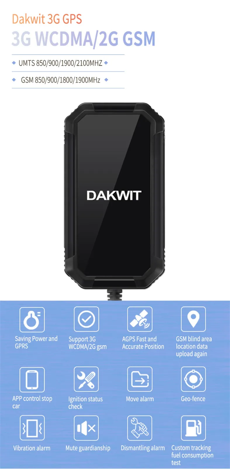 Мини TK300 gps автомобильный локатор трекер анти-потеря 3g GSM/sms устройство отслеживания 7,5