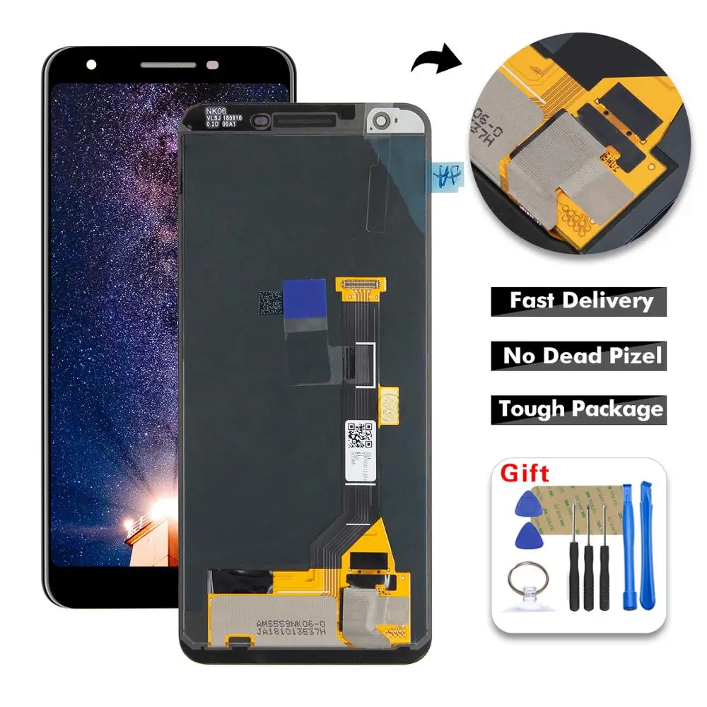 5," для Google Pixel 3A ЖК-дисплей монитор панель сенсорный экран дигитайзер стекло сборка+ Инструменты