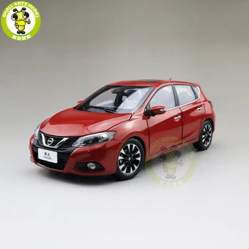 

1/18 TIIDA Diecast Metal Car Model Toys kids Boy Girl Gift Collection Hobby Red