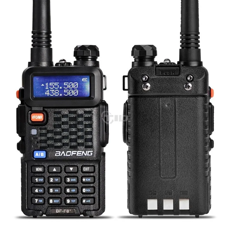Портативная рация Baofeng BF-F8 Plus двухдиапазонный VHF136-174MHz и UHF400-520MHz двухдиапазонный дисплей двухстороннее радио