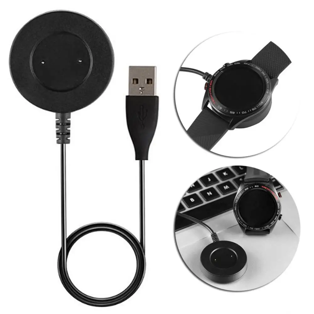

2/5/10Pcs Tempered Glass Screen Protector Films And 5V Magnetic Suction Charging USB Cable Fit Huawei GT Smart Watch Accessories