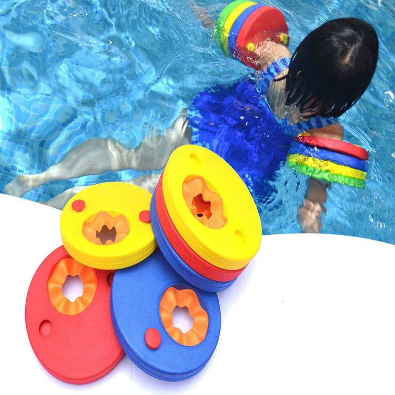 1-2-6PCs-EVA-Foam-Swim-Discs-Arm-Bands-Floating-Sleeves-Inflatable-Baby-Swimming-Exercises-Circles