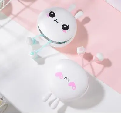 

Anime Cartoon Rabbit Earphone In ear Cute Headset Music Earbuds with Mic for iPhone Xiaomi Redmi Huawei Samsung Girls Kids