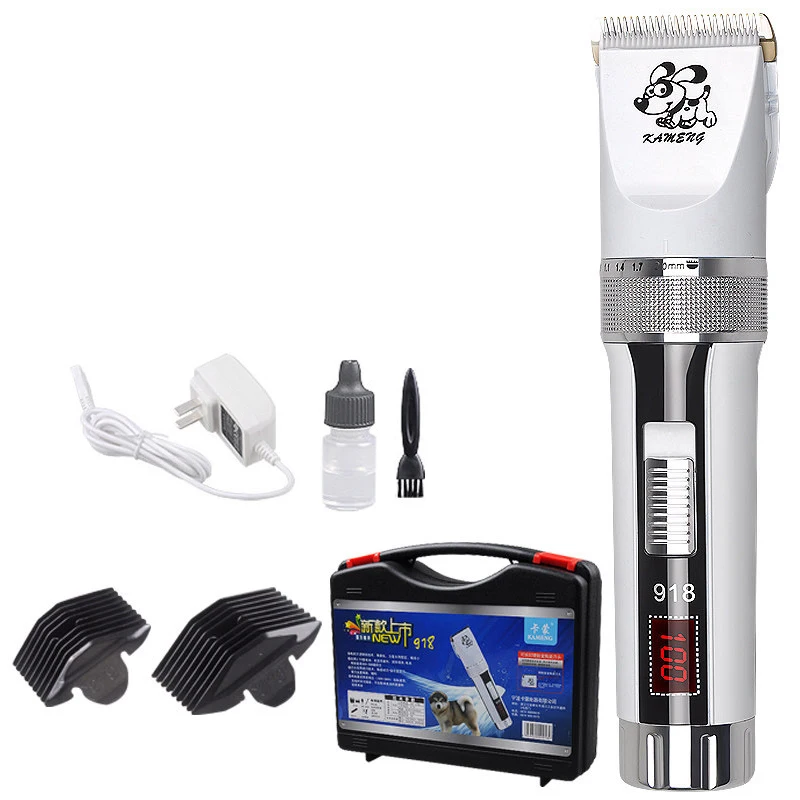 

New arrival Professional Pet Electric Shaver LCD Display Dog Trimmer Grooming Haircut Machine Rechargeable Dog Clipper