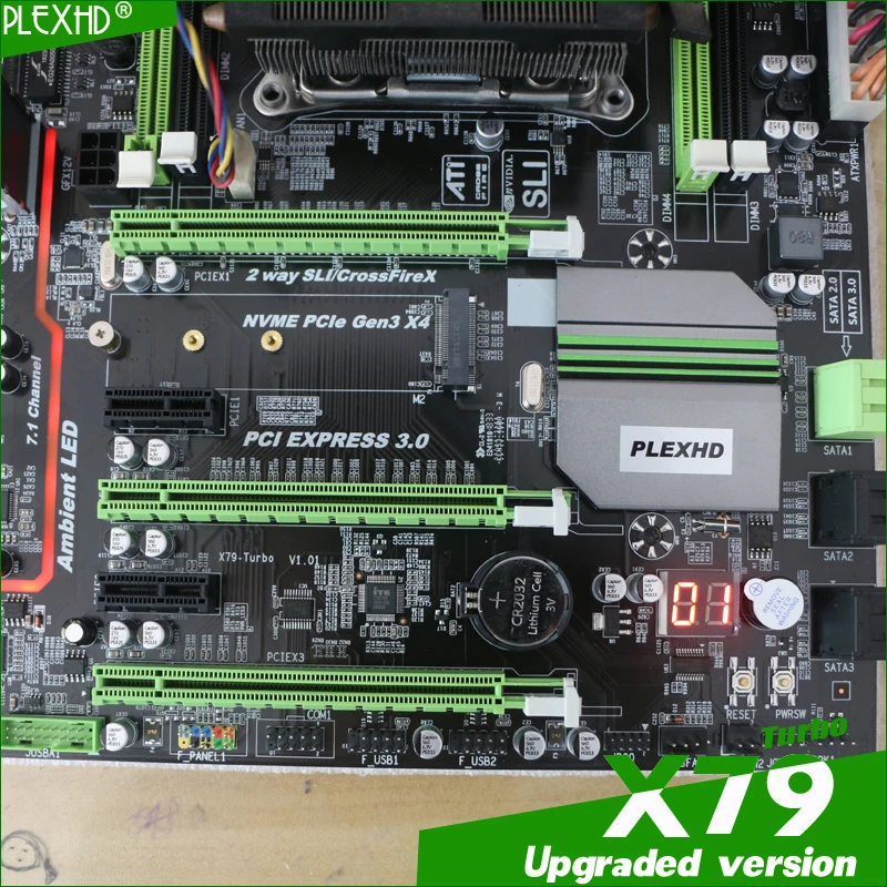 For Intel planform desktop motherboard new X79 board LGA 2011 CPU support 64GB DDR3 REG ECC server memory boards x 79