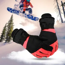 Мужские лыжные перчатки флис сноуборд перчатки Снегоход Мотоцикл езда зимние перчатки ветрозащитные водонепроницаемые зимние перчатки унисекс