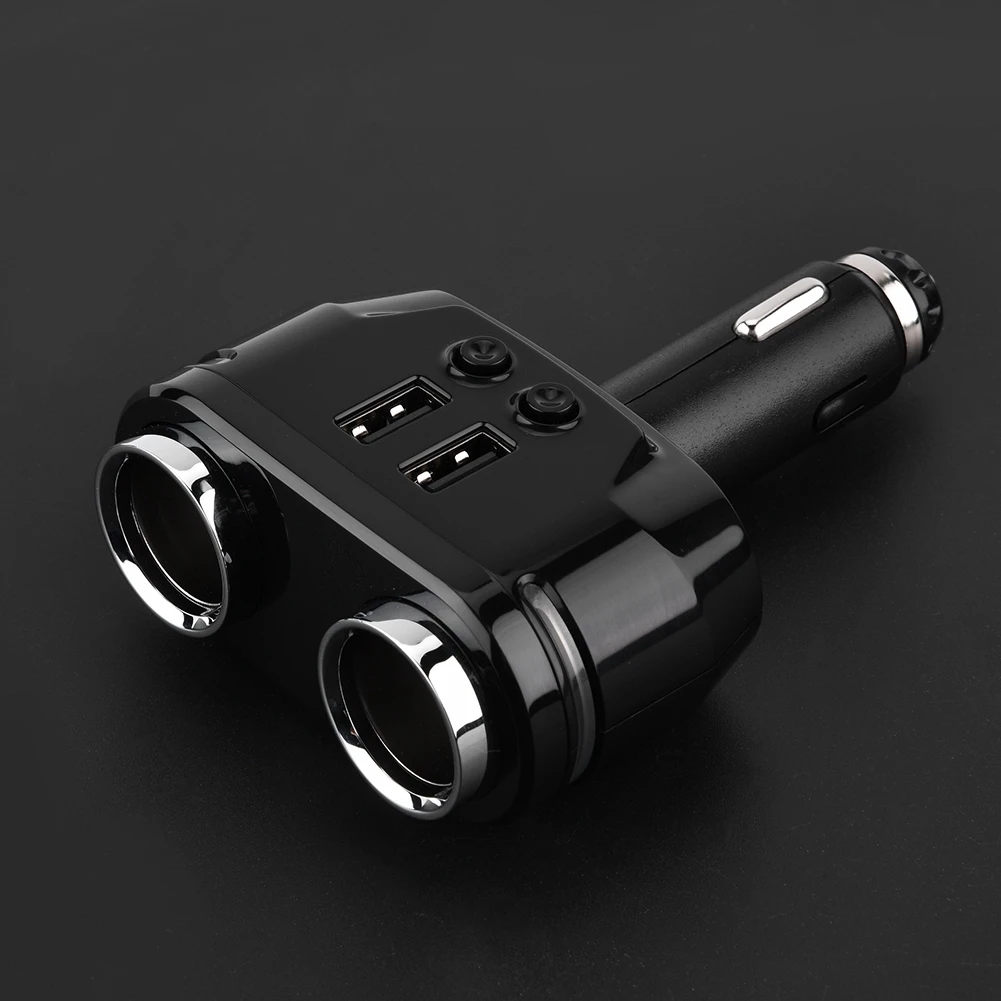 Usb зарядное устройство Автомобильное быстрое USB быстрое зарядное устройство в сигарета переходник для прикуривателя B39-1 черные высококачественные автомобильные аксессуары