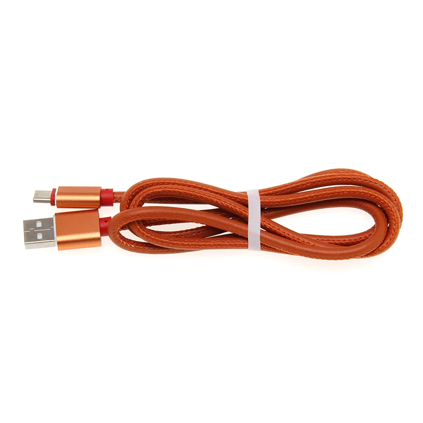 0,25 м 1 м портативный кожаный type-C/8Pin/Micro USB зарядное устройство кабель для зарядки и передачи данных Шнур для Iphone X XR 6 7 Plus samsung S9