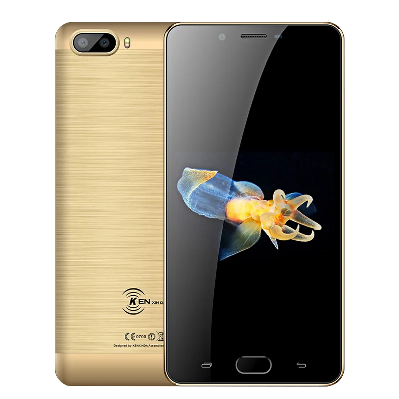 KenXinDa S9 5 дюймовый смартфон 4G LTE на Android 7 0 2 ГБ + 16 Гб MTK6737 4 ядра 13.0MP 5000 мА/ч мобильный