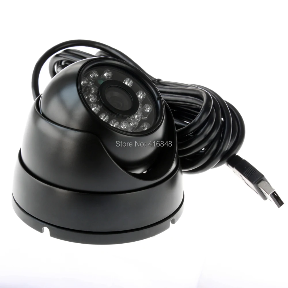 Night vision 720P CMOS OV9712 H.264 30fps 1280*720 driverless UVC Plug and play usb outside surveillance cameras