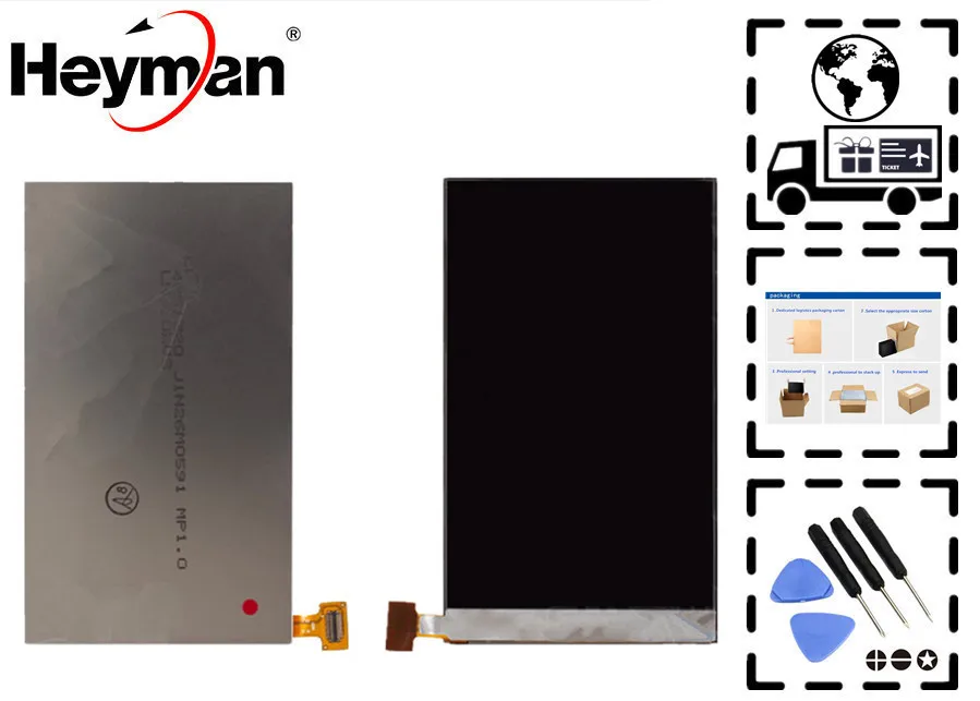 

Heyman LCD for Nokia 610 Lumia LCD display screen Replacement parts
