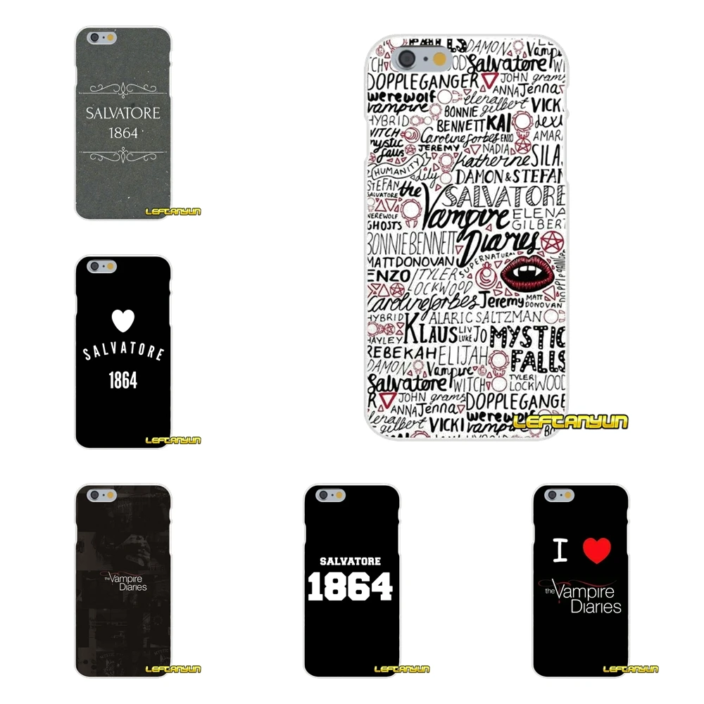 

The Vampire Diaries salvatore 1864 Soft Silicone phone Case For Samsung Galaxy S3 S4 S5 MINI S6 S7 edge S8 Plus Note 2 3 4 5